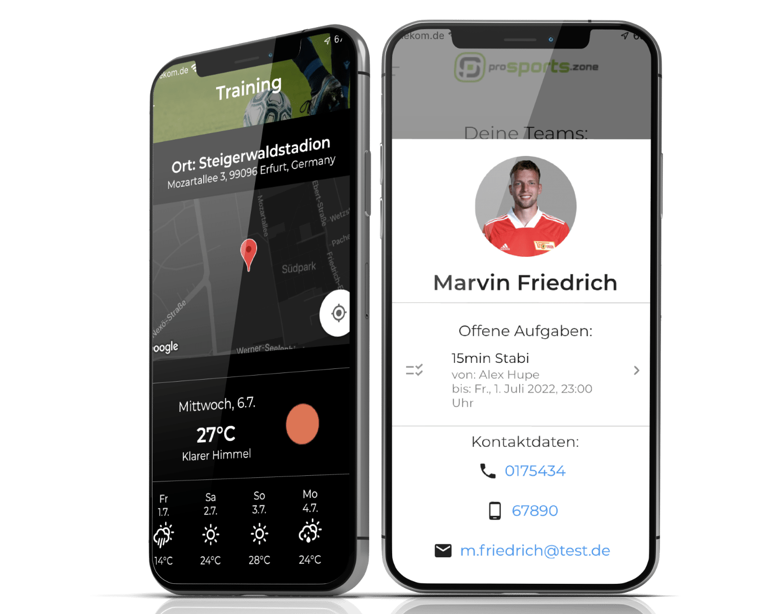 proSports - mobile App